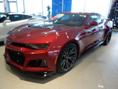 Garnet Red Tintcoat Chevrolet Camaro ZL1 Coupe.  Click to enlarge.