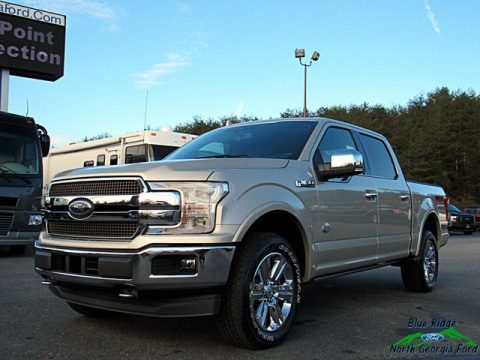 White Gold Ford F150 King Ranch SuperCrew 4x4.  Click to enlarge.