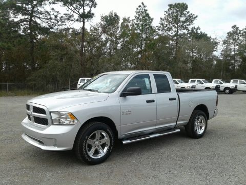 Bright Silver Metallic Ram 1500 Express Quad Cab.  Click to enlarge.