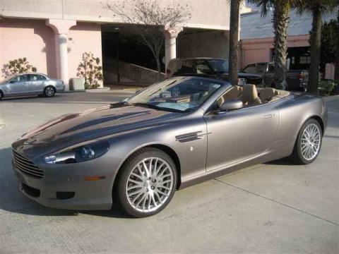 Oyster Silver Aston Martin DB9 Volante.  Click to enlarge.