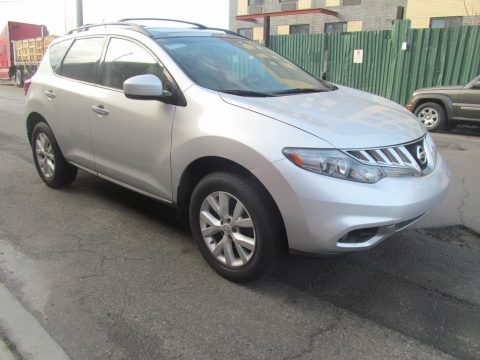 Brilliant Silver Nissan Murano SV AWD.  Click to enlarge.