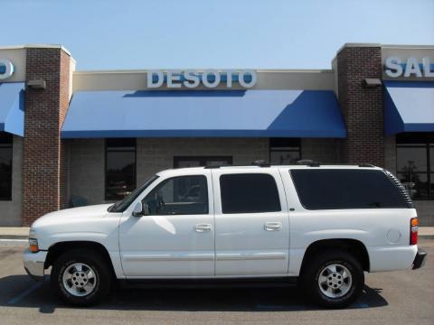 Summit White Chevrolet Suburban 1500 LT 4x4.  Click to enlarge.