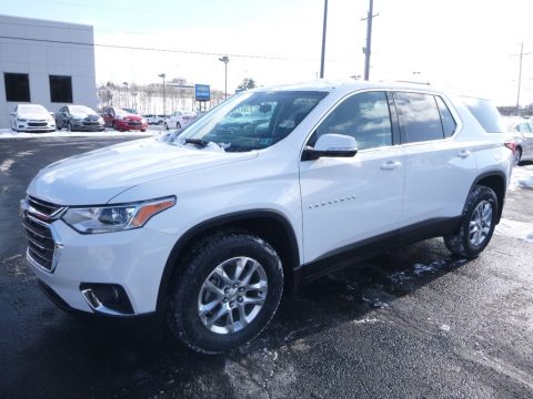 Summit White Chevrolet Traverse LT AWD.  Click to enlarge.