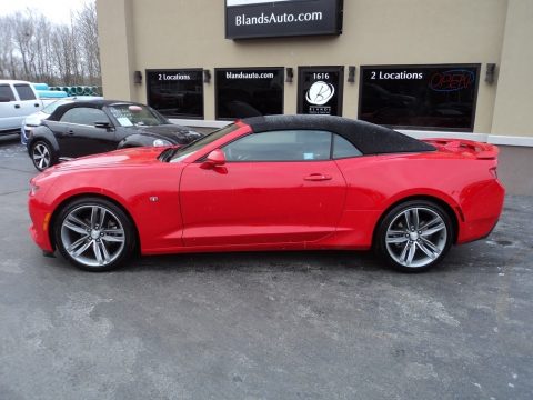 Red Hot Chevrolet Camaro LT Convertible.  Click to enlarge.