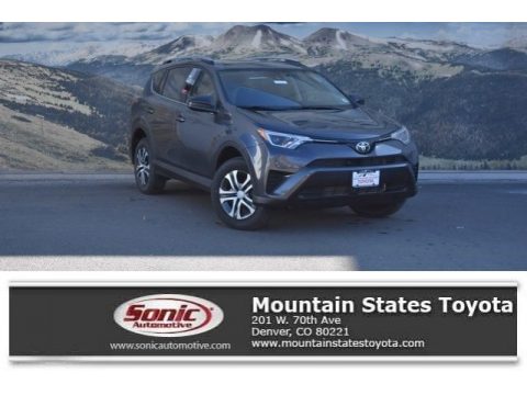 Magnetic Gray Metallic Toyota RAV4 LE AWD.  Click to enlarge.