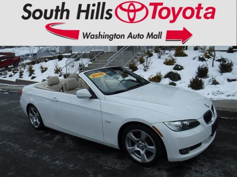 Alpine White BMW 3 Series 328i Convertible.  Click to enlarge.