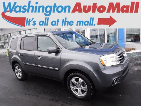 Polished Metal Metallic Honda Pilot EX 4WD.  Click to enlarge.