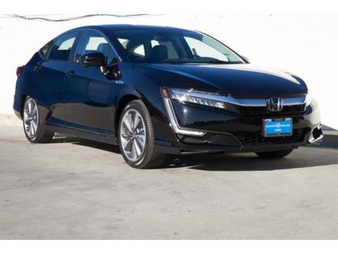 Crystal Black Pearl Honda Clarity Touring Plug In Hybrid.  Click to enlarge.