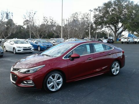 Cajun Red Tintcoat Chevrolet Cruze Premier.  Click to enlarge.