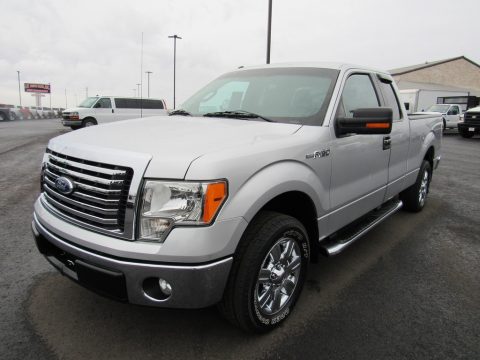 Ingot Silver Metallic Ford F150 XLT SuperCab.  Click to enlarge.