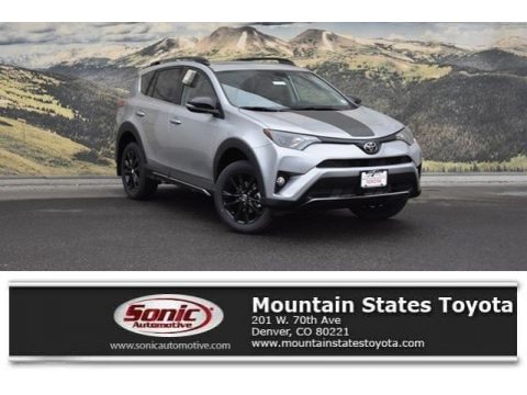 Silver Sky Metallic Toyota RAV4 Adventure AWD.  Click to enlarge.