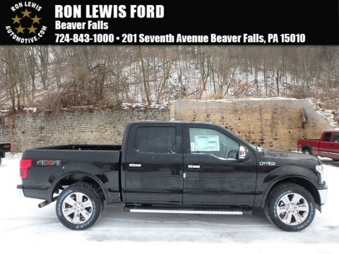 Shadow Black Ford F150 Lariat SuperCrew 4x4.  Click to enlarge.