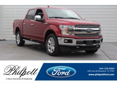Ruby Red Ford F150 Lariat SuperCrew 4x4.  Click to enlarge.