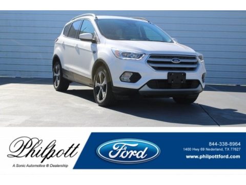 White Platinum Ford Escape SEL.  Click to enlarge.