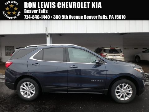 Storm Blue Metallic Chevrolet Equinox LT AWD.  Click to enlarge.