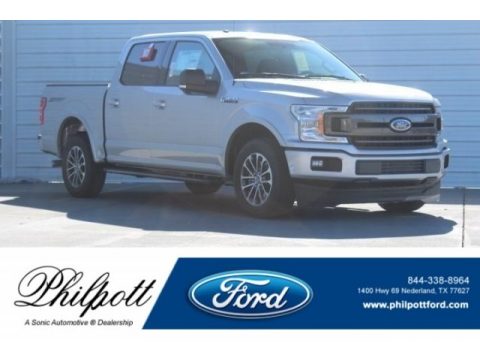 Ingot Silver Ford F150 XLT SuperCrew.  Click to enlarge.