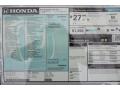  2018 Honda Accord EX-L Sedan Window Sticker #32
