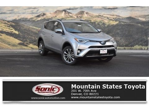 Silver Sky Metallic Toyota RAV4 Limited AWD Hybrid.  Click to enlarge.