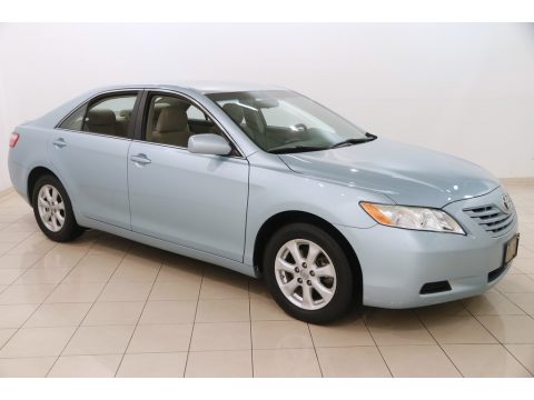 Sky Blue Pearl Toyota Camry LE.  Click to enlarge.