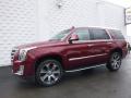 Front 3/4 View of 2018 Cadillac Escalade Premium Luxury 4WD #2