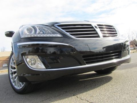 Black Noir Pearl Hyundai Equus Ultimate.  Click to enlarge.