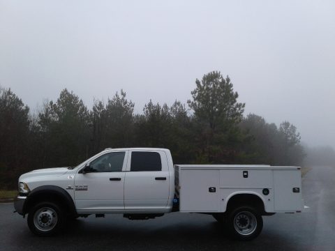 Bright White Ram 4500 Tradesman Crew Cab Chassis.  Click to enlarge.