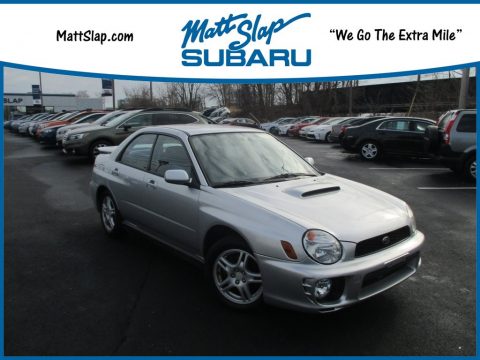 Platinum Silver Metallic Subaru Impreza WRX Sedan.  Click to enlarge.