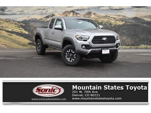 Silver Sky Metallic Toyota Tacoma TRD Off Road Access Cab 4x4.  Click to enlarge.