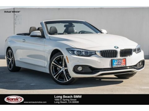 Alpine White BMW 4 Series 430i Convertible.  Click to enlarge.