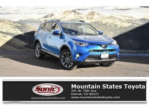 Electric Storm Blue Toyota RAV4 Limited AWD.  Click to enlarge.