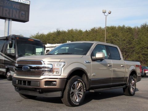 White Gold Ford F150 King Ranch SuperCrew 4x4.  Click to enlarge.