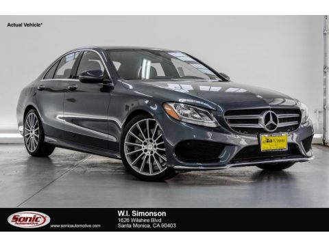 Steel Grey Metallic Mercedes-Benz C 300 Sedan.  Click to enlarge.