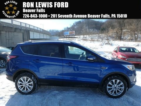 Lightning Blue Ford Escape Titanium 4WD.  Click to enlarge.
