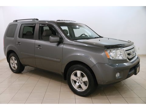 Polished Metal Metallic Honda Pilot EX-L 4WD.  Click to enlarge.