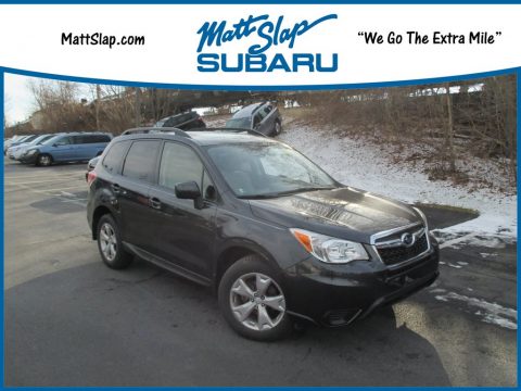 Dark Gray Metallic Subaru Forester 2.5i Premium.  Click to enlarge.