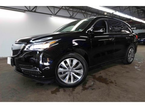 Crystal Black Pearl Acura MDX SH-AWD Technology.  Click to enlarge.