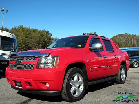 Victory Red Chevrolet Avalanche LTZ 4x4.  Click to enlarge.