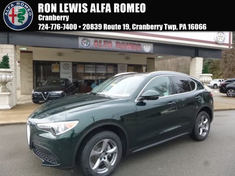 Verde Visconti Metallic (Green) Alfa Romeo Stelvio AWD.  Click to enlarge.