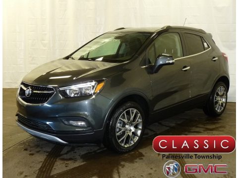 Graphite Gray Metallic Buick Encore Sport Touring.  Click to enlarge.