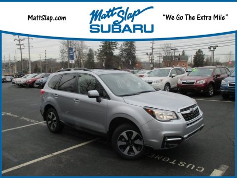 Ice Silver Metallic Subaru Forester 2.5i Premium.  Click to enlarge.