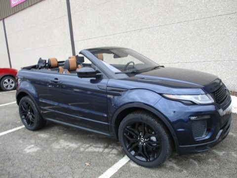Loire Blue Land Rover Range Rover Evoque Convertible HSE Dynamic.  Click to enlarge.