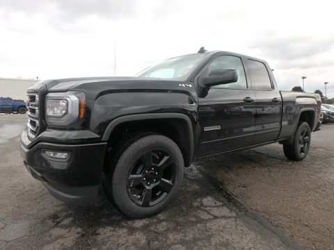 Onyx Black GMC Sierra 1500 Elevation Double Cab 4WD. Click to enlarge. Onyx Black GMC Sierra 1500 Elevation Double Cab 4WD. Click to enlarge.