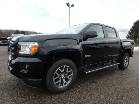 Onyx Black GMC Canyon All Terrain Crew Cab 4x4.  Click to enlarge.