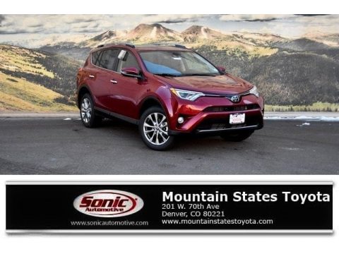 Ruby Flare Pearl Toyota RAV4 Limited AWD.  Click to enlarge.