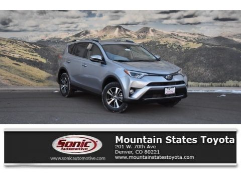 Silver Sky Metallic Toyota RAV4 XLE AWD.  Click to enlarge.