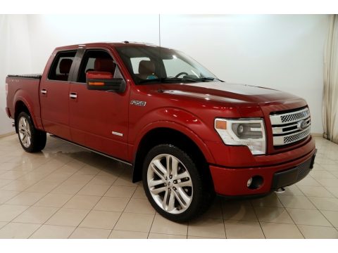 Ruby Red Metallic Ford F150 Limited SuperCrew 4x4.  Click to enlarge.