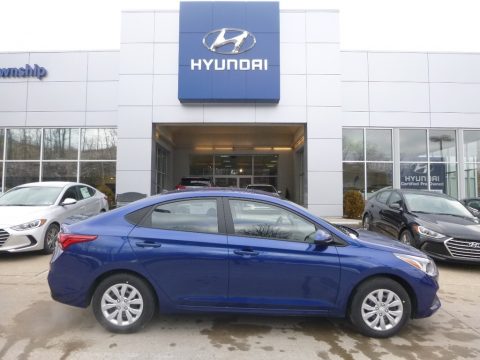 Admiral Blue Hyundai Accent SE.  Click to enlarge.