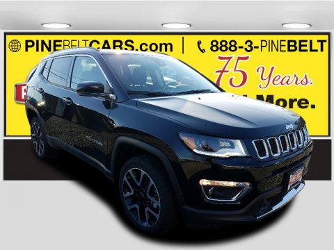 Diamond Black Crystal Pearl Jeep Compass Limited 4x4.  Click to enlarge.