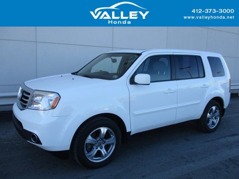 Taffeta White Honda Pilot EX-L 4WD.  Click to enlarge.