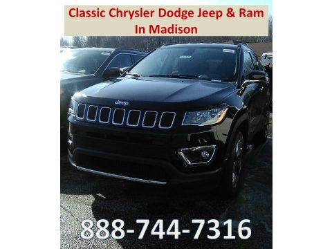 Diamond Black Crystal Pearl Jeep Compass Limited 4x4.  Click to enlarge.